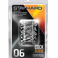 Насадка на пенис Stay Hard Cock Sleeve 06 Clear