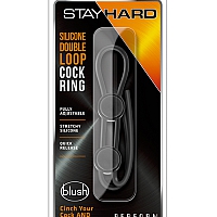 Лассо Stay Hard Double Loop Cock Ring