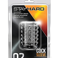 Насадка на пенис Stay Hard Cock Sleeve 02 Clear