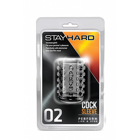Насадка на пенис Stay Hard Cock Sleeve 02 Clear