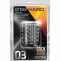 Насадка на пенис Stay Hard Cock Sleeve 03 Clear
