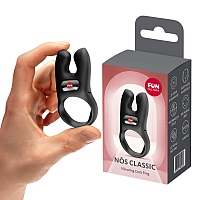 Эрекционное виброкольцо Fun Factory Nos черный