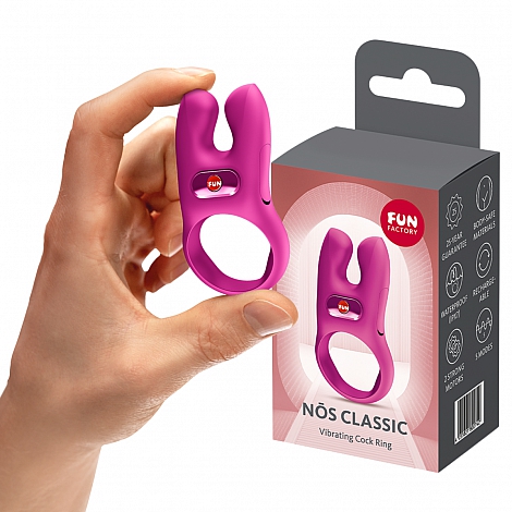 Эрекционное виброкольцо Fun Factory Nos розовый