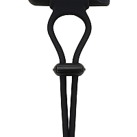 Эрекционное кольцо с вибрацией Adjustable Cockring Black