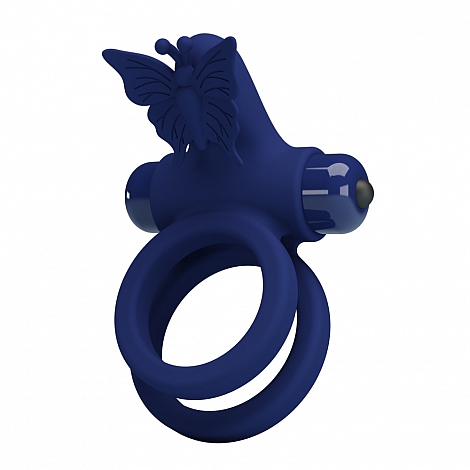 Эрекционное кольцо с вибростимуляцией клитора Pretty love Powerful Ring