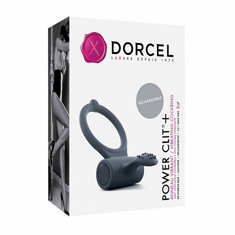 Эрекционное кольцо с вибрацией Power Clit Dorcel