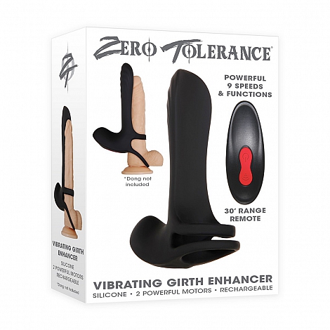 Эрекционное кольцо-сбруя с пультом ДУ Zero Tolerance Vibrating Girth Enhancer