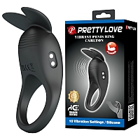 Виброкольцо перезаряжаемое с ушками Carlton