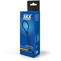Лассо силиконовое черное Sex Expert