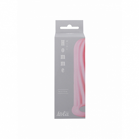 Фаллоудлинитель Homme Wide Pink, 13 см