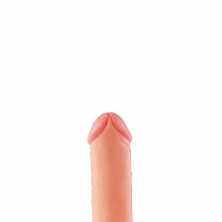 Фаллоудлинитель неоскин с кольцом Cock Next, 15 см