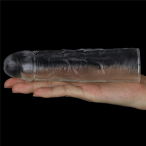 Насадка-удлинитель прозрачная Flawless Clear Penis Sleeve, 15,5 см