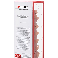 Насадка на фаллос с шипами и бугорками по поверхности размер S, Kokos Extreme Sleeve 04