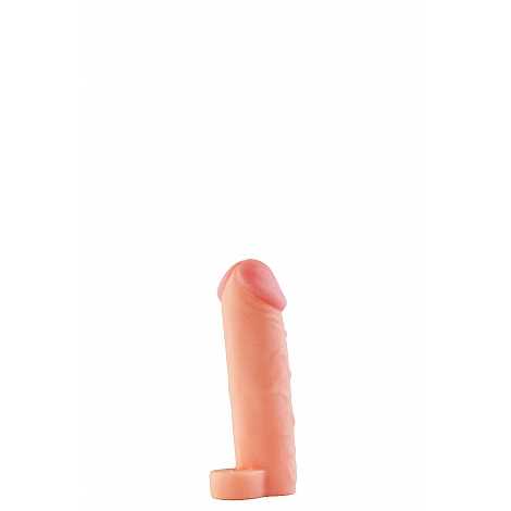Фаллоудлинитель неоскин с кольцом Cock Next, 15 см