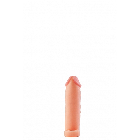 Фаллоудлинитель неоскин с кольцом Cock Next, 14 см