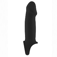 Насадка на пенис No.33 Stretchy Penis Extension Black Sono