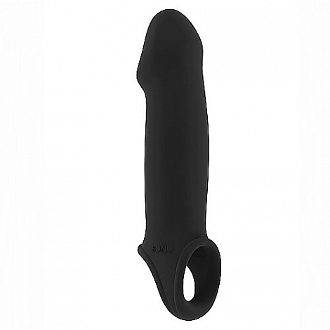 Насадка на пенис No.33 Stretchy Penis Extension Black Sono