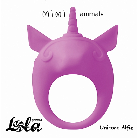 Эрекционное кольцо Mimi Animals Unicorn Alfie Purple