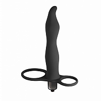 Вибронасадка для двойного проникновения Pure Passion Flirtini Black