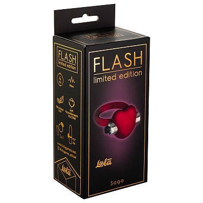 Эрекционное кольцо с вибрацией Flash Infinity