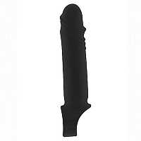 Насадка на пенис No.31 Stretchy Penis Extension Black Sono