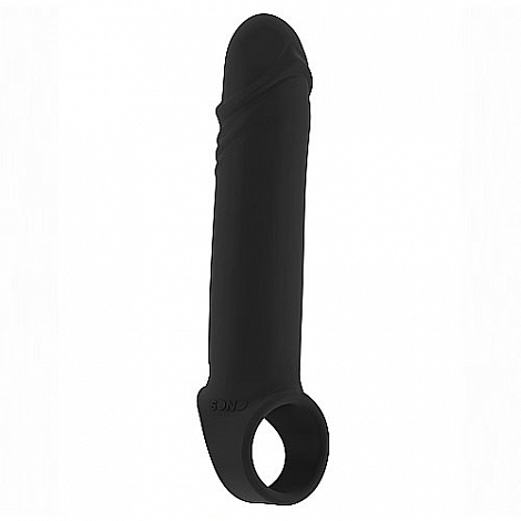 Насадка на пенис No.31 Stretchy Penis Extension Black Sono