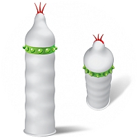 Презерватив с шариками "Заводной искуситель"