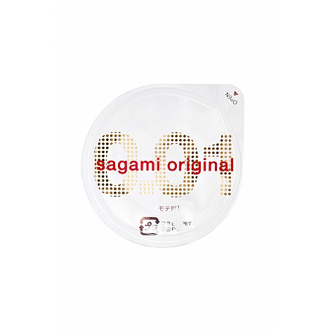 Полиуретановый ультратонкий презерватив Sagami Original 0,01, 1 шт