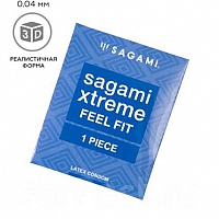 Презерватив супер облегающий Sagami Xtreme Feel Fit 0.06, 1 шт.