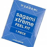 Презерватив супер облегающий Sagami Xtreme Feel Fit 0.06, 1 шт.