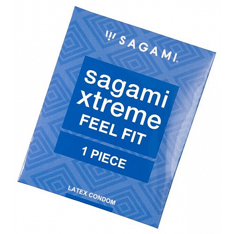 Презерватив супер облегающий Sagami Xtreme Feel Fit 0.06, 1 шт.