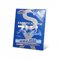 Презерватив супер облегающий Sagami Xtreme Feel Fit 0.06, 1 шт.