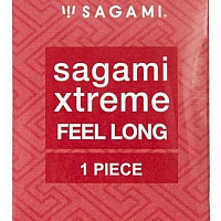 Презерватив ультрапрочный Sagami Xtreme Feel Long 0.09, 1 шт.