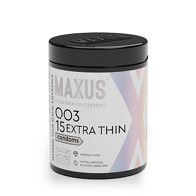 Презервативы экстремально тонкие Maxus So 003 №15
