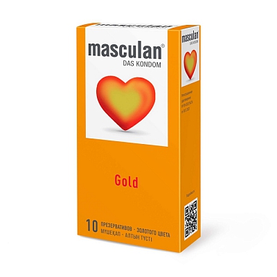 Презервативы с ароматом ванили Masculan Gold, 10 шт