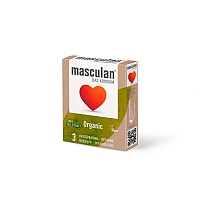 Презервативы Masculan Organic Экологически чистые, Классические, 3 шт