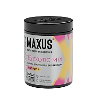 Презервативы Maxus Exotic Mix, ароматизированные, 15 шт