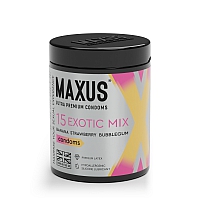 Презервативы Maxus Exotic Mix ароматизированные, 15 шт