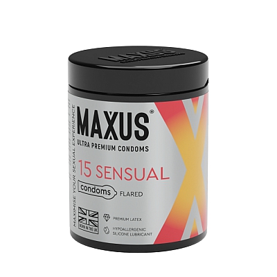 Презервативы Maxus Sensual, анатомические, 15 шт