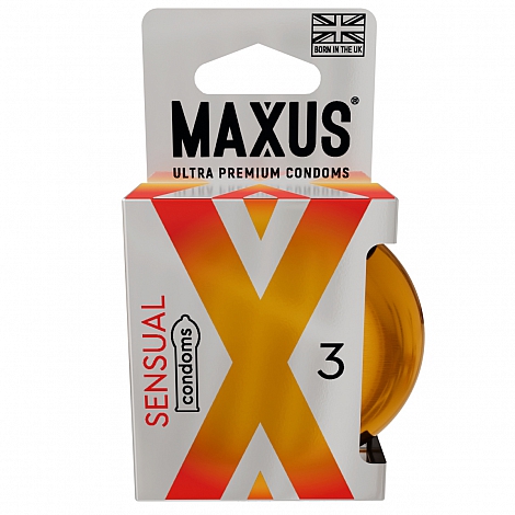 Презервативы Maxus Sensual анатомические, 3 шт