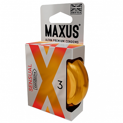 Презервативы Maxus Sensual анатомические, 3 шт