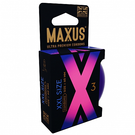 Презервативы с увеличенным размером Maxus XXL, 3 шт