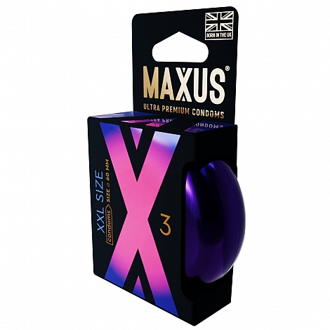 Презервативы с увеличенным размером Maxus XXL, 3 шт