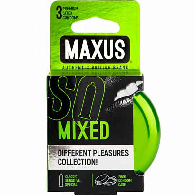 Презервативы набор MAXUS Mixed №3