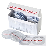 Полиуретановые ультратонкие презервативы Sagami Original 0,02, 12 шт