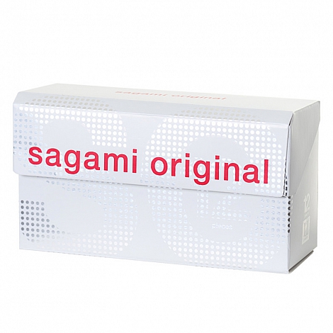 Полиуретановые ультратонкие презервативы Sagami Original 0,02, 12 шт