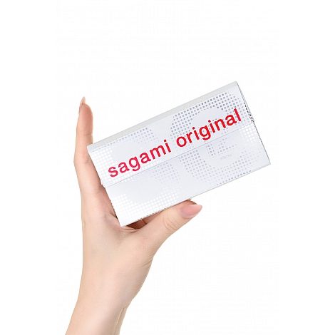 Полиуретановые ультратонкие презервативы Sagami Original 0,02, 12 шт