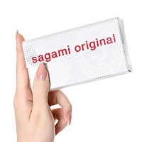 Полиуретановые ультратонкие презервативы Sagami Original 0,02, 6 шт