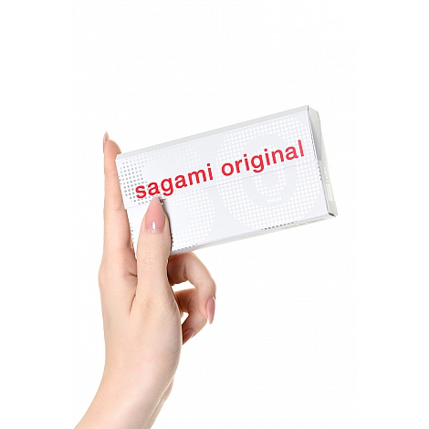 Полиуретановые ультратонкие презервативы Sagami Original 0,02, 6 шт