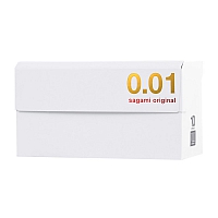 Полиуретановые ультратонкие презервативы Sagami Original 0,01, 10 шт